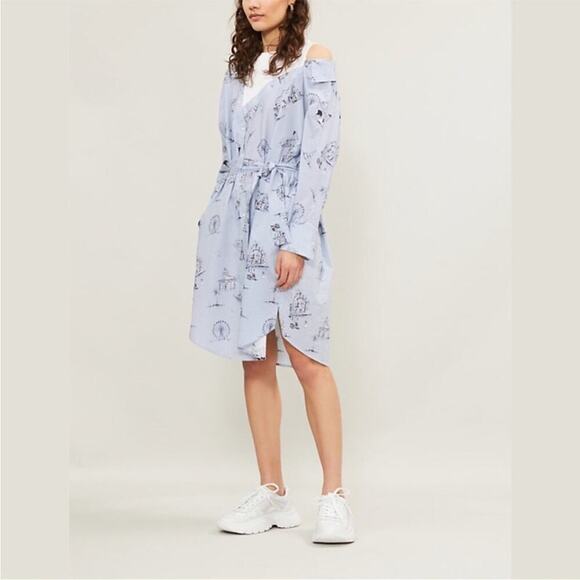 Maje Rasane Shirt Dress Sz 3/L - Picture 1 of 7